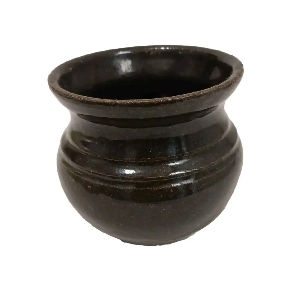 African Violet Plant Pot Stoneware Pottery 4